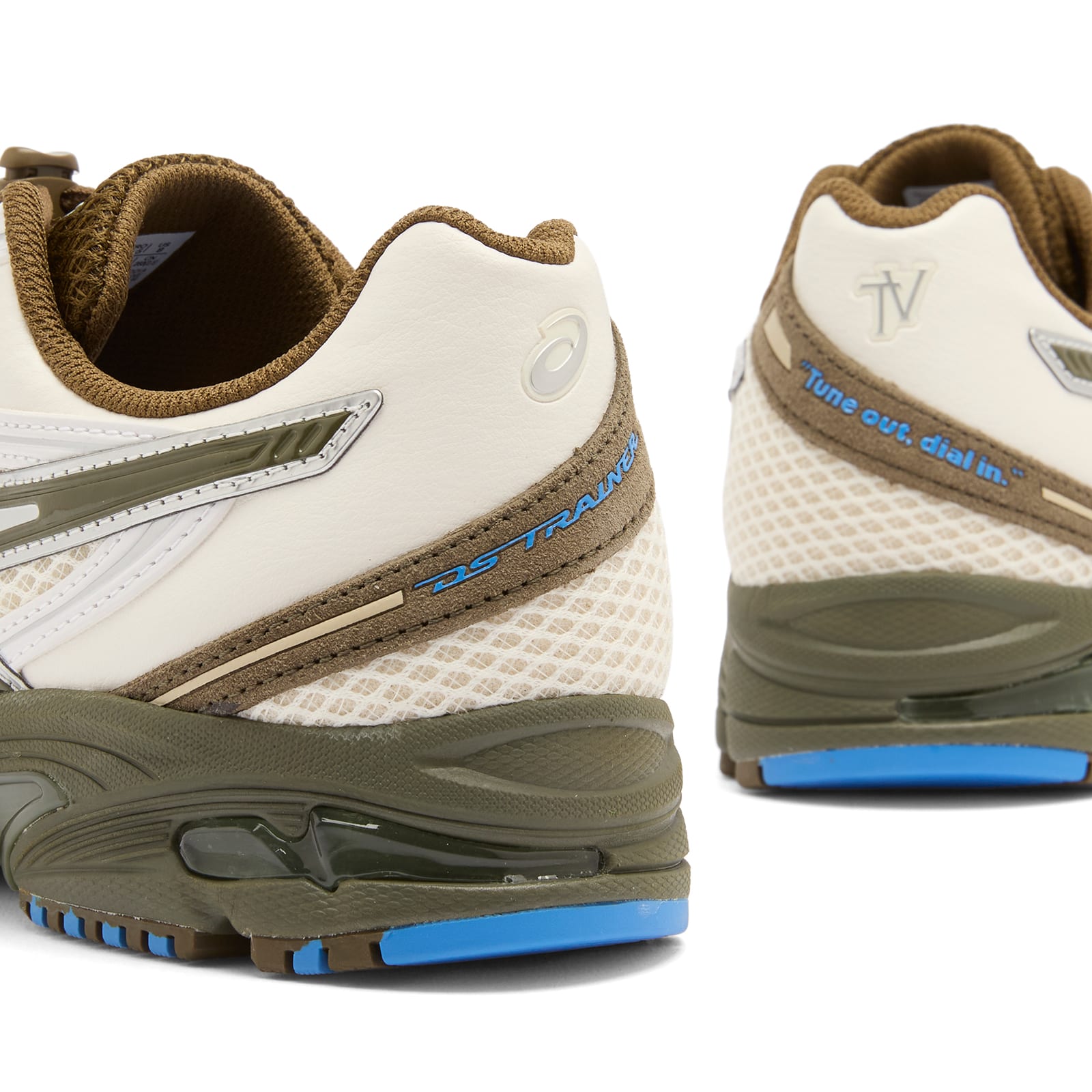 X Temptation Vacation GEL-DS Trainer 14 Cream/Olive Canvas