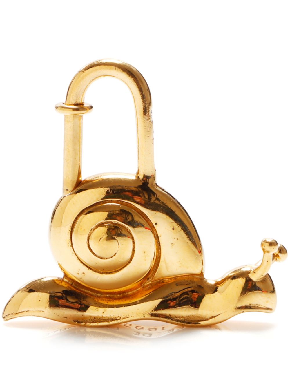 1995 Snail Cadena bag charm - Gold