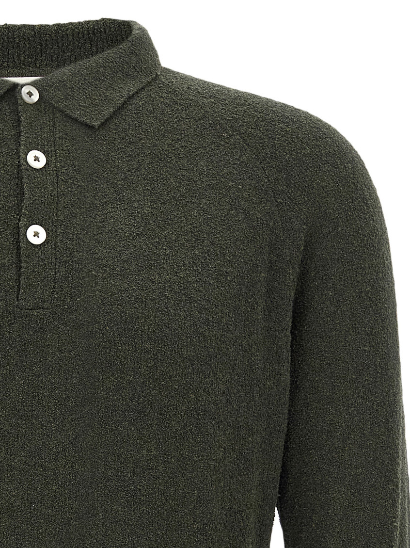 Bouclé Cotton Shirt Polo
