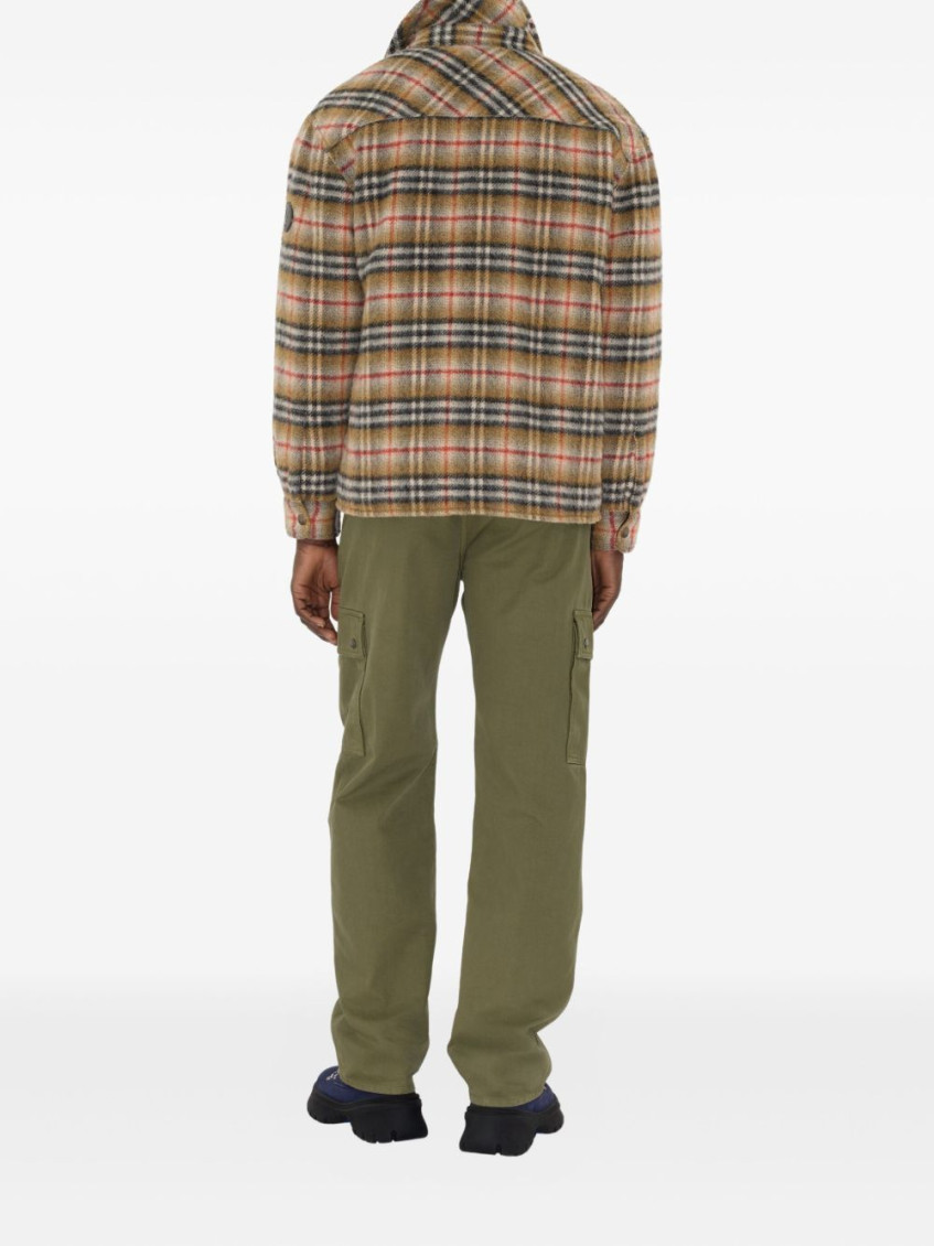 Check Wool Overshirt