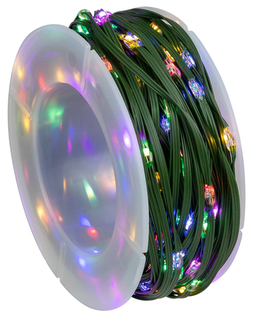 Northlight 200Ct LED Multi-Function Color Changing Christmas Fairy Lights  64.5ft Green Wire