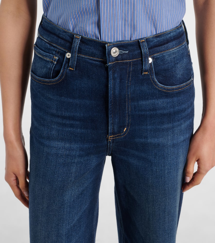 Lyra high-rise wide-leg jeans
