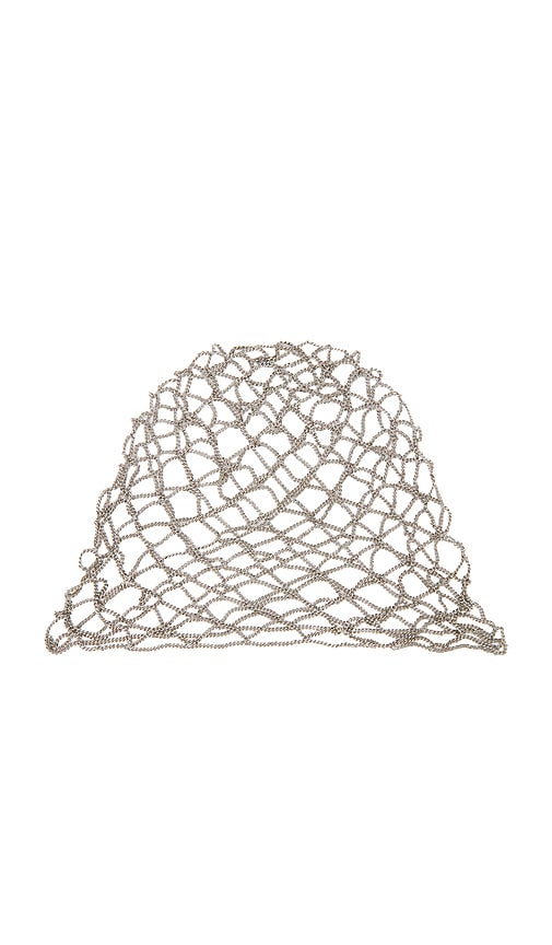 LELET NY Chain Cap in Metallic Silver