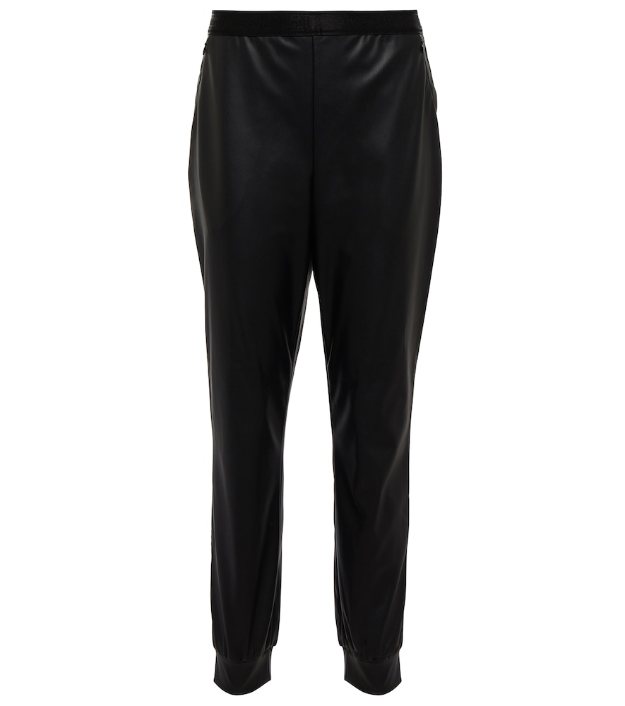 Faux leather pants