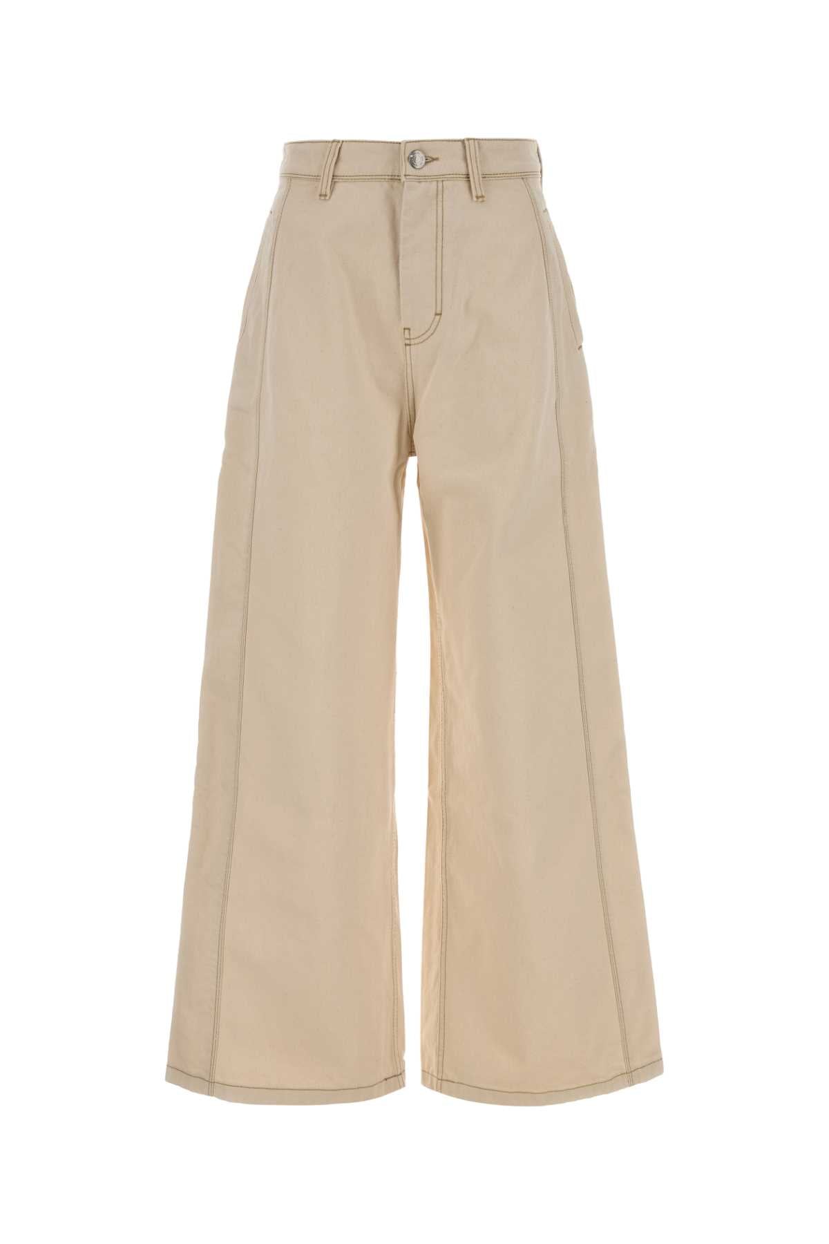 Wide Jeans — Beige