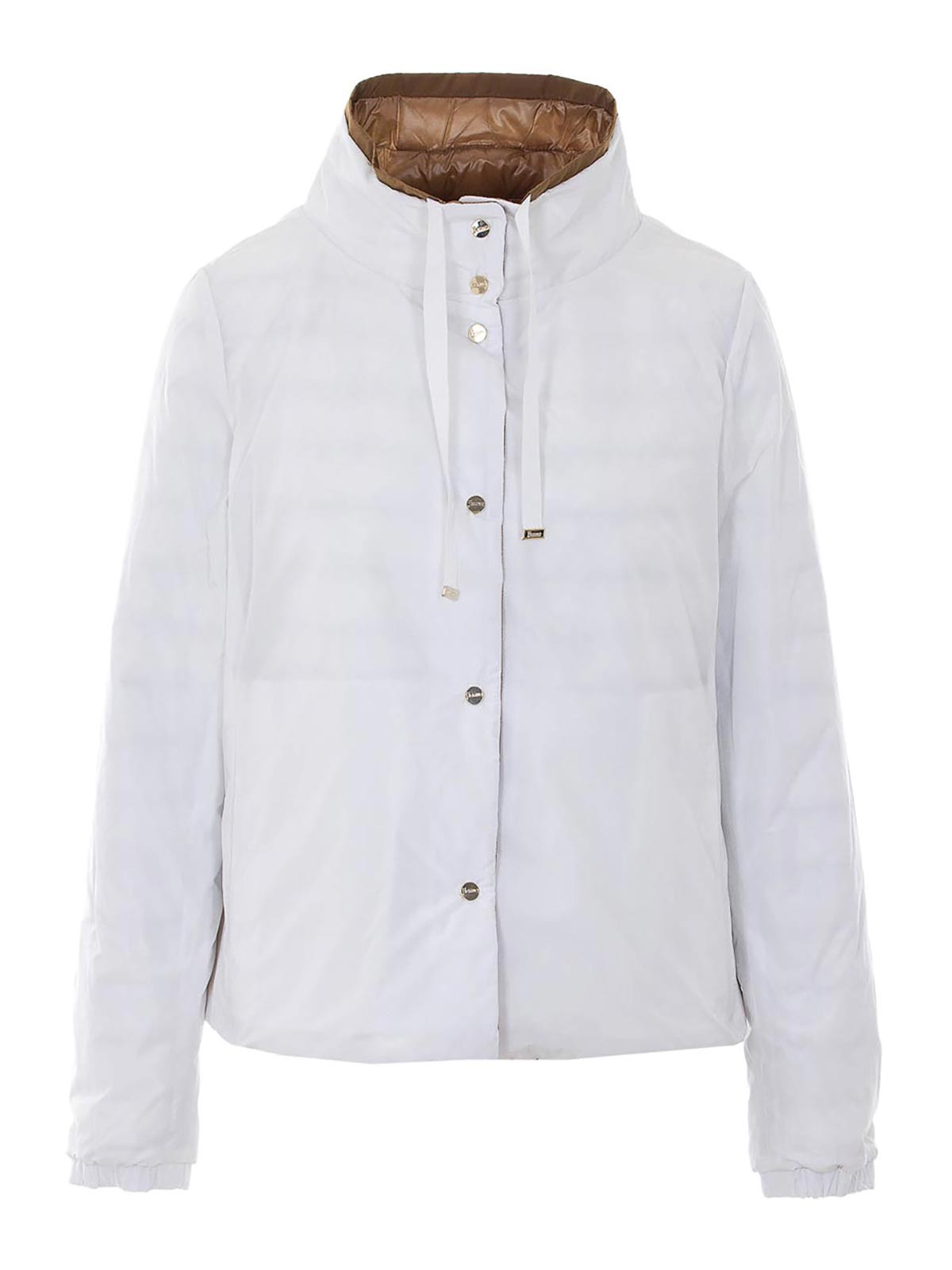 White And Brown Down Jacket