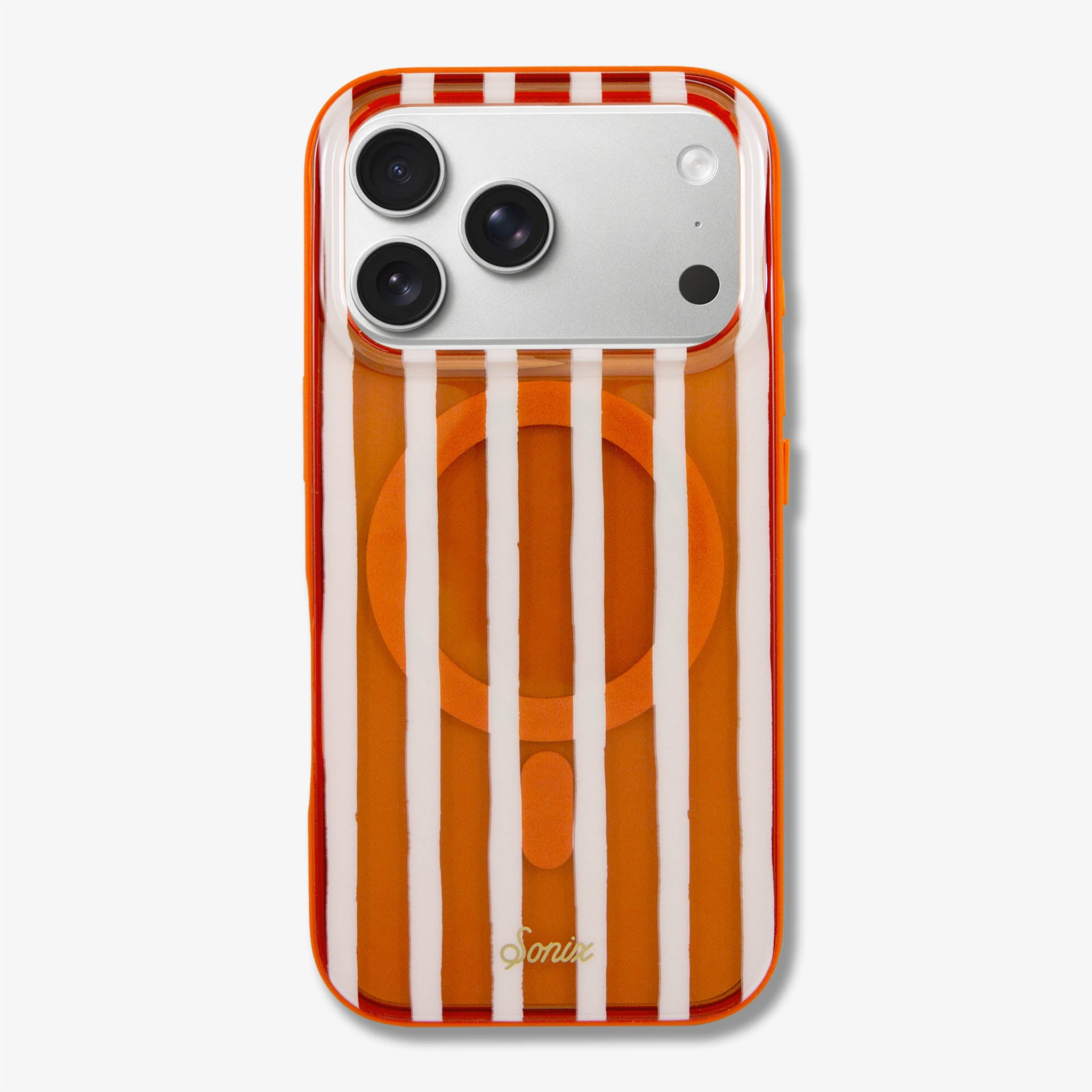 Abstract Stripe Pumpkin MagSafe ? Compatible iPhone Case