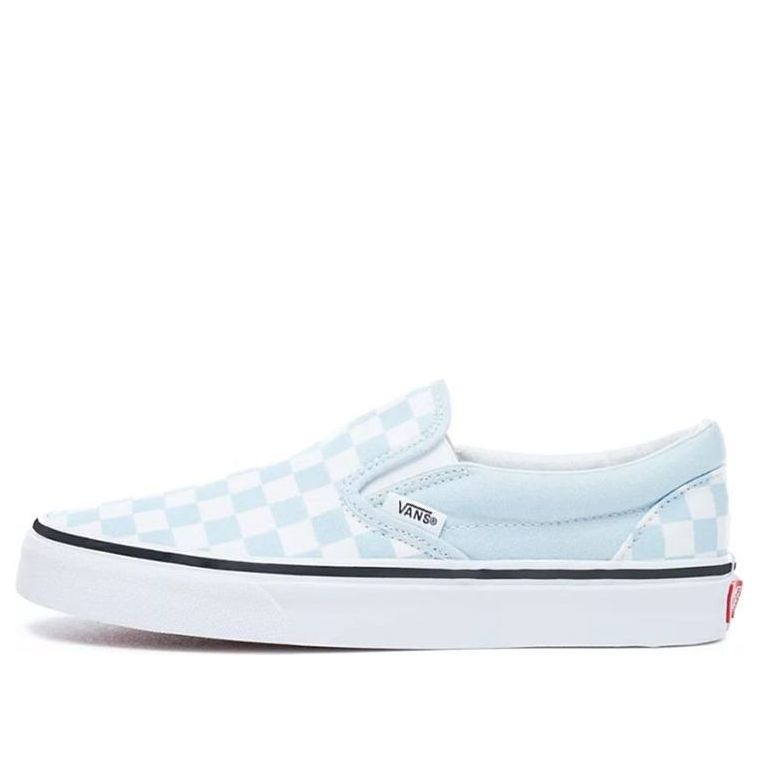 Classic Slip-On 'Baby Blue Checkerboard'