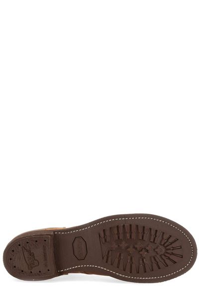 Red Wing Shoes Round Toe Lace-Up Boots
