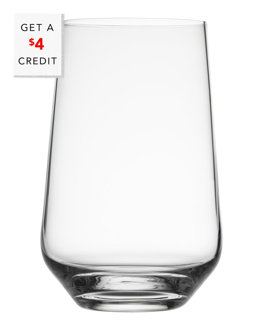 Set Of 2 18.5Oz Essence Universal Glasseswith $4 Credit