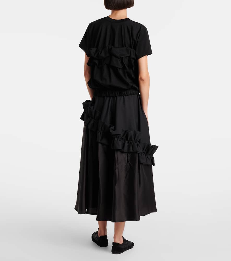 Ruffled cotton top