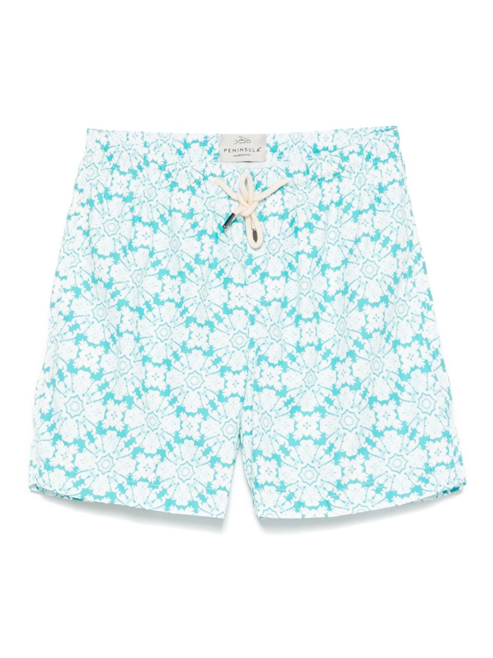 Printed swim shorts - Blue