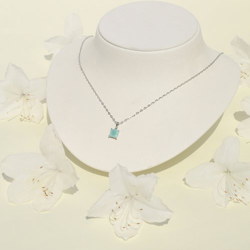 Ice cubic necklace PJSN0191