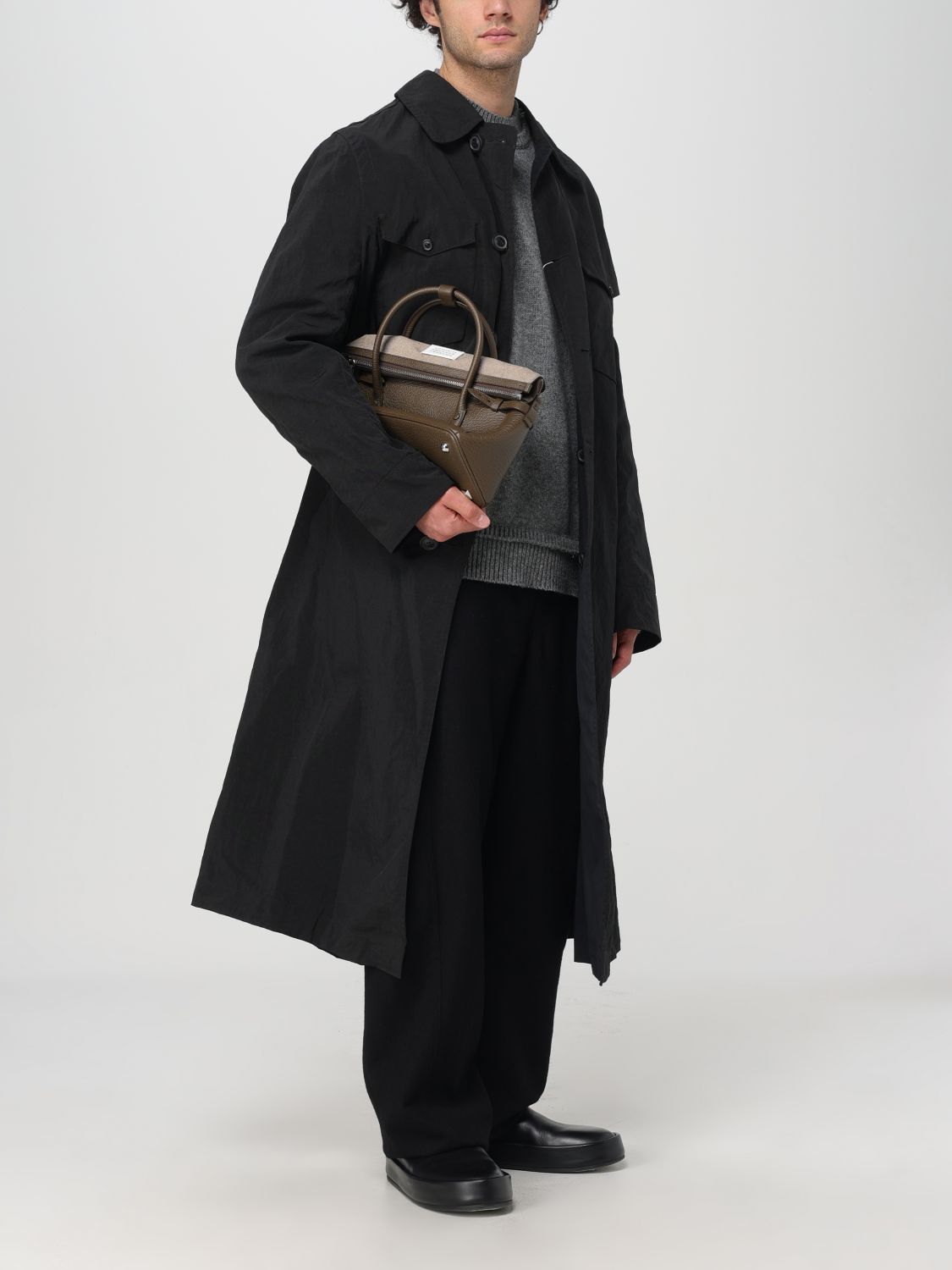 Canvas belted trench coat - Neutrals