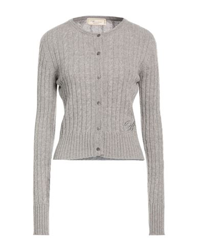 Woman Cardigan Grey Size 4 Virgin Wool, Cashmere