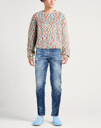 Man Jeans Blue Size 30 Cotton, Elastane