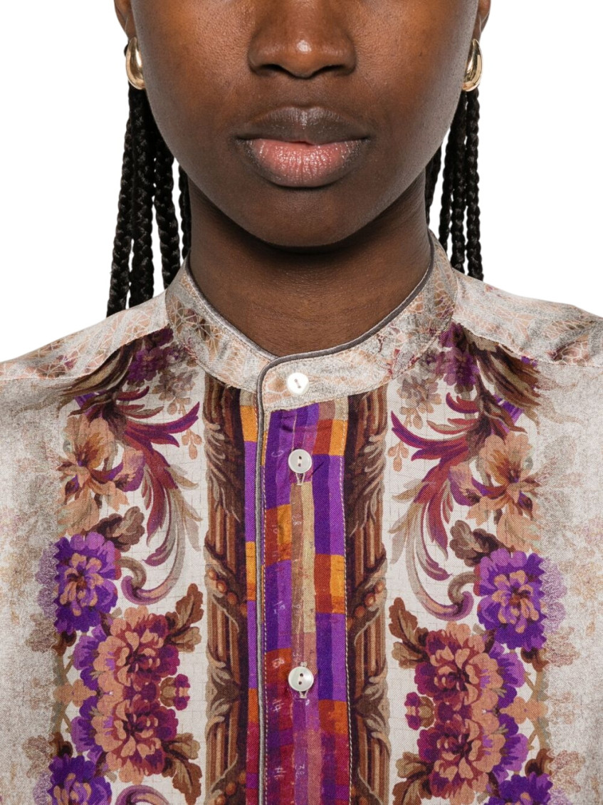 Printed Silk Shirt