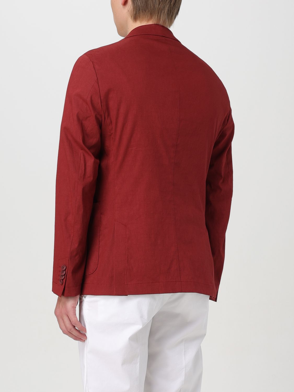 Jacket Men color Red