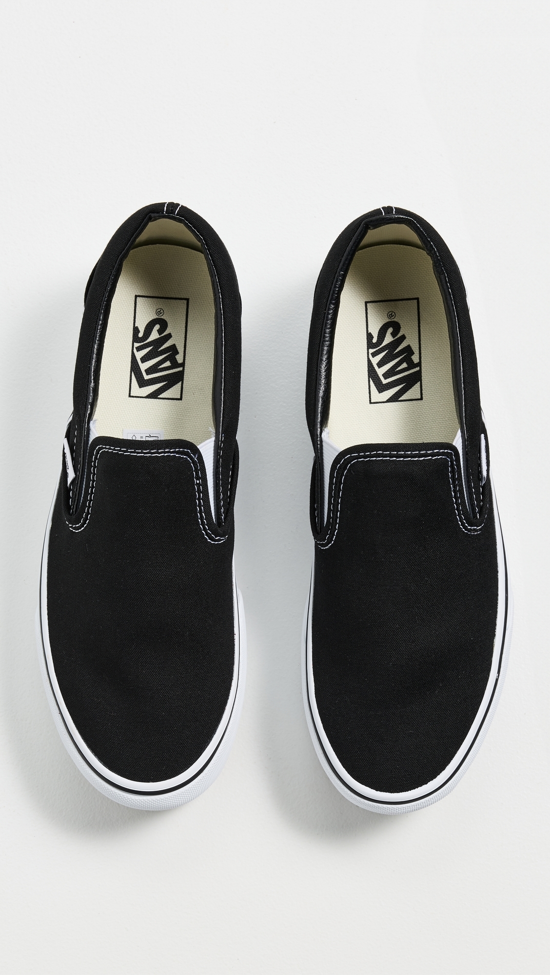 UA Classic Slip-On Stackform Sneakers Black/True White W