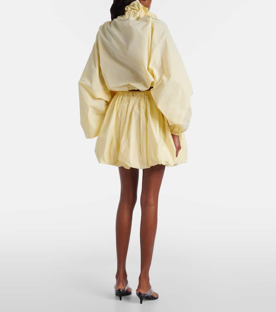 Gathered miniskirt
