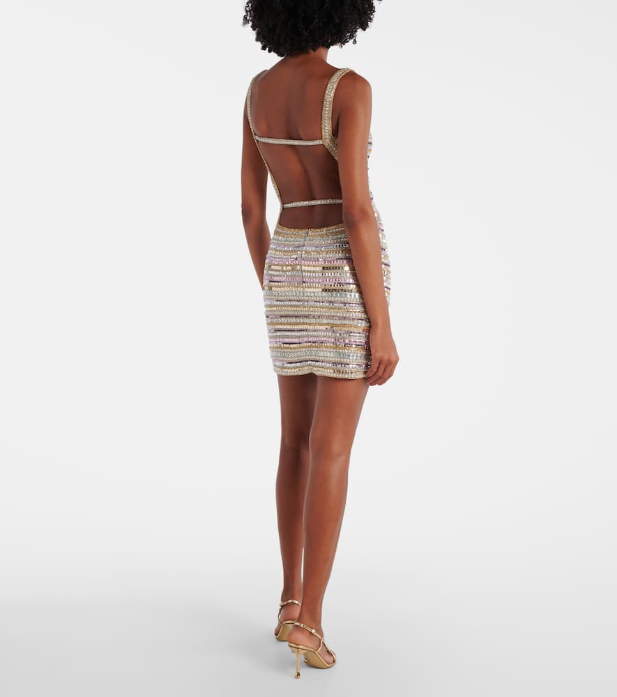 Nancy embellished minidress