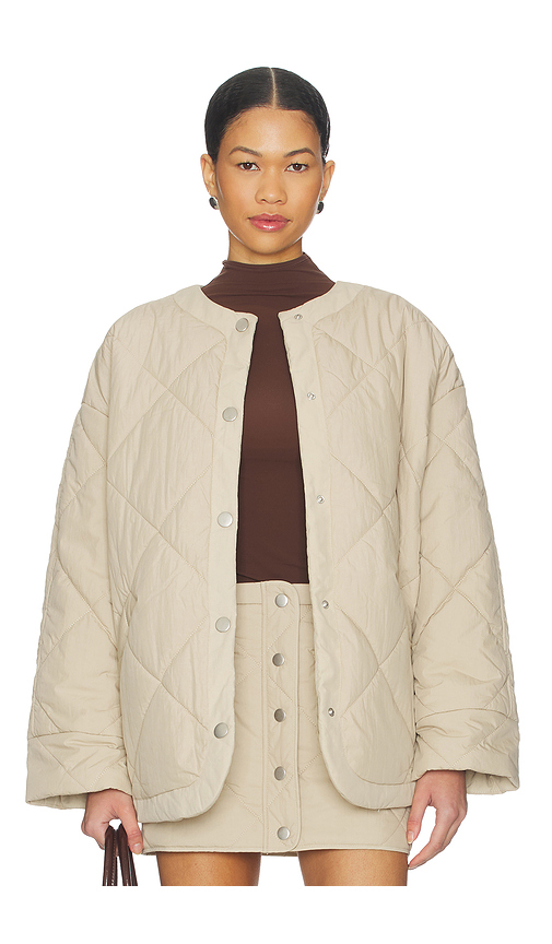 Lovers and Friends Casey Jacket in Taupe. L. Also in M, S, XL
