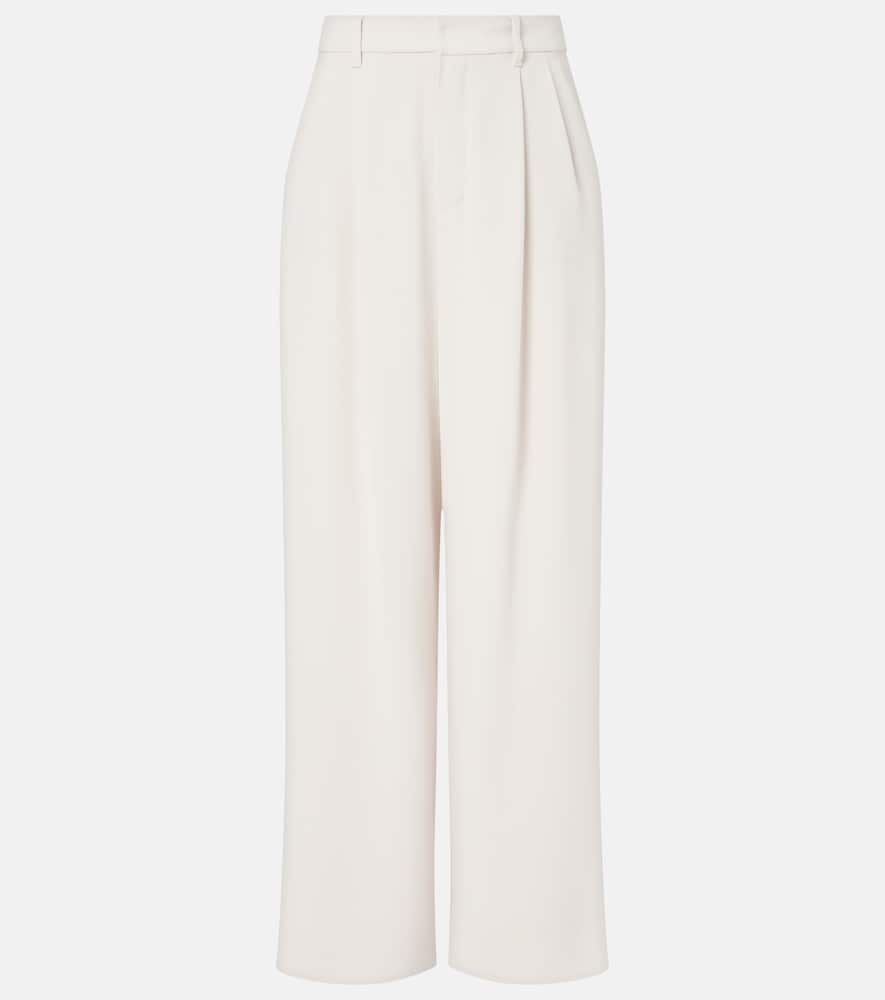 Donata pleated wide-leg pants