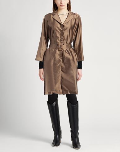 Woman Overcoat & Trench Coat Brown
