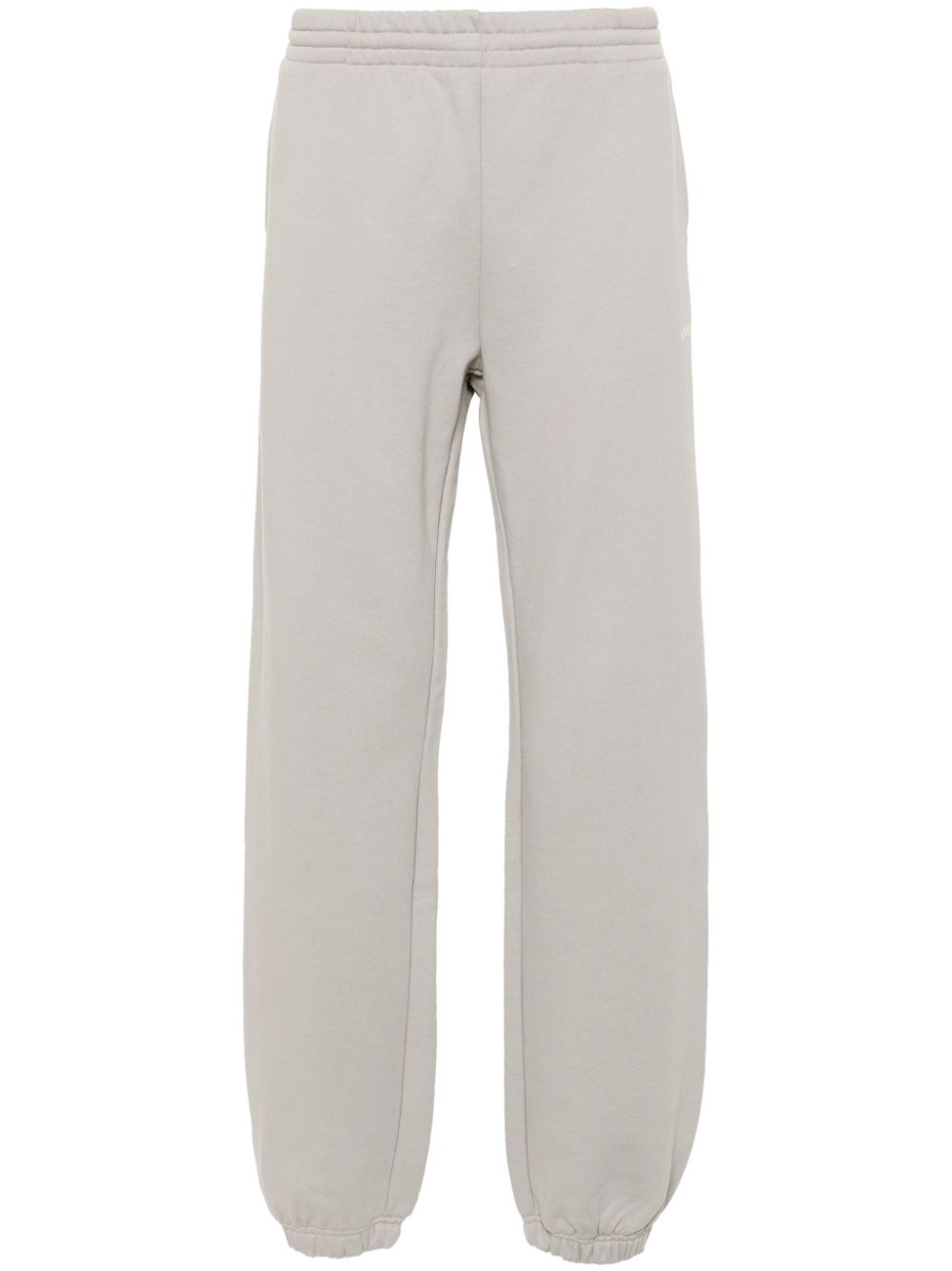 Logo-appliqué cotton track trousers - Grey