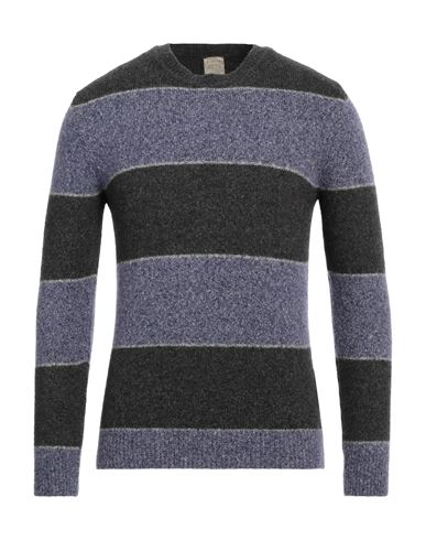 Man Sweater Purple Size 42 Cotton, Polyamide, Baby alpaca wool, Merino Wool