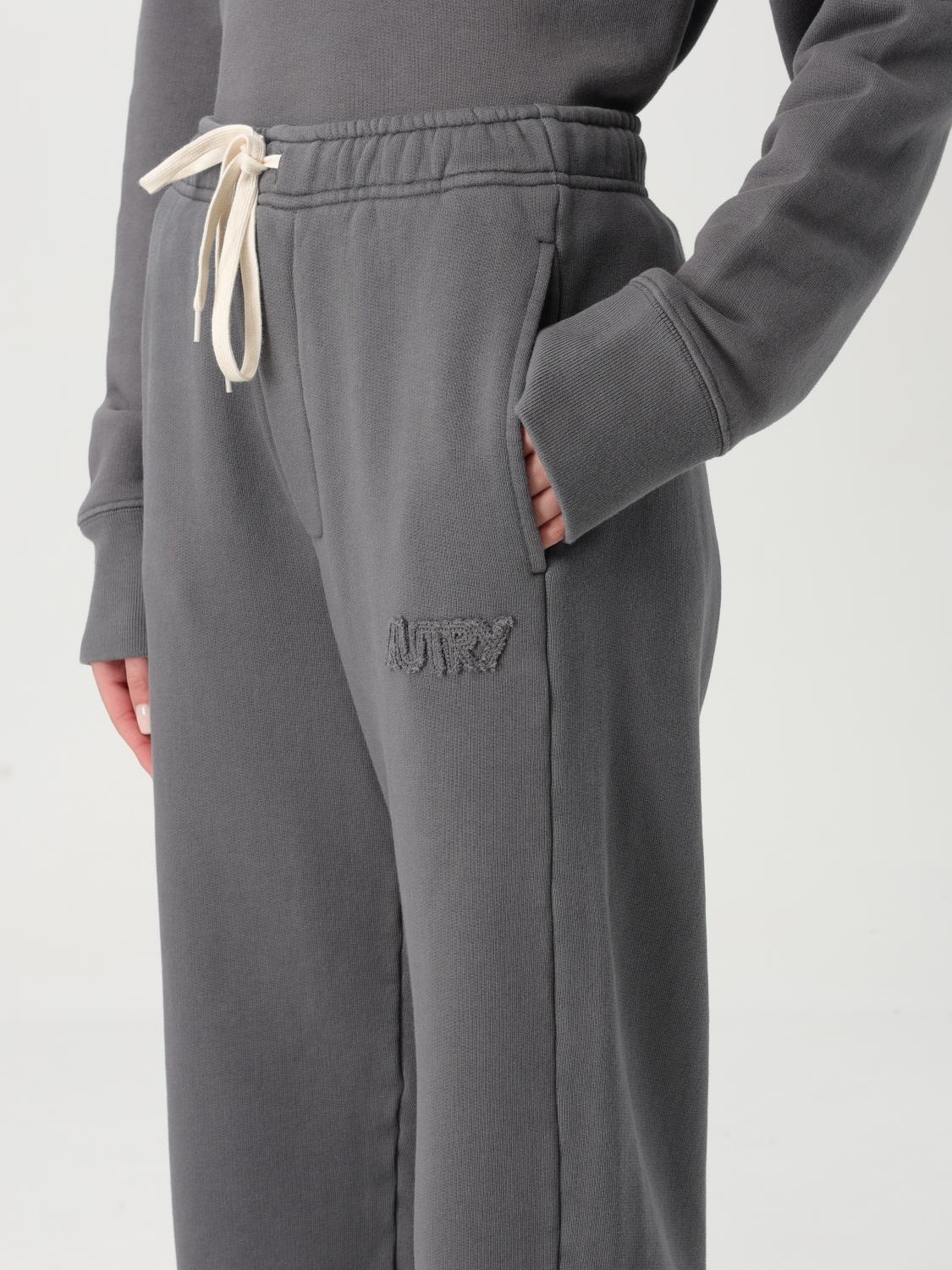 Jersey-texture track pants - Grey