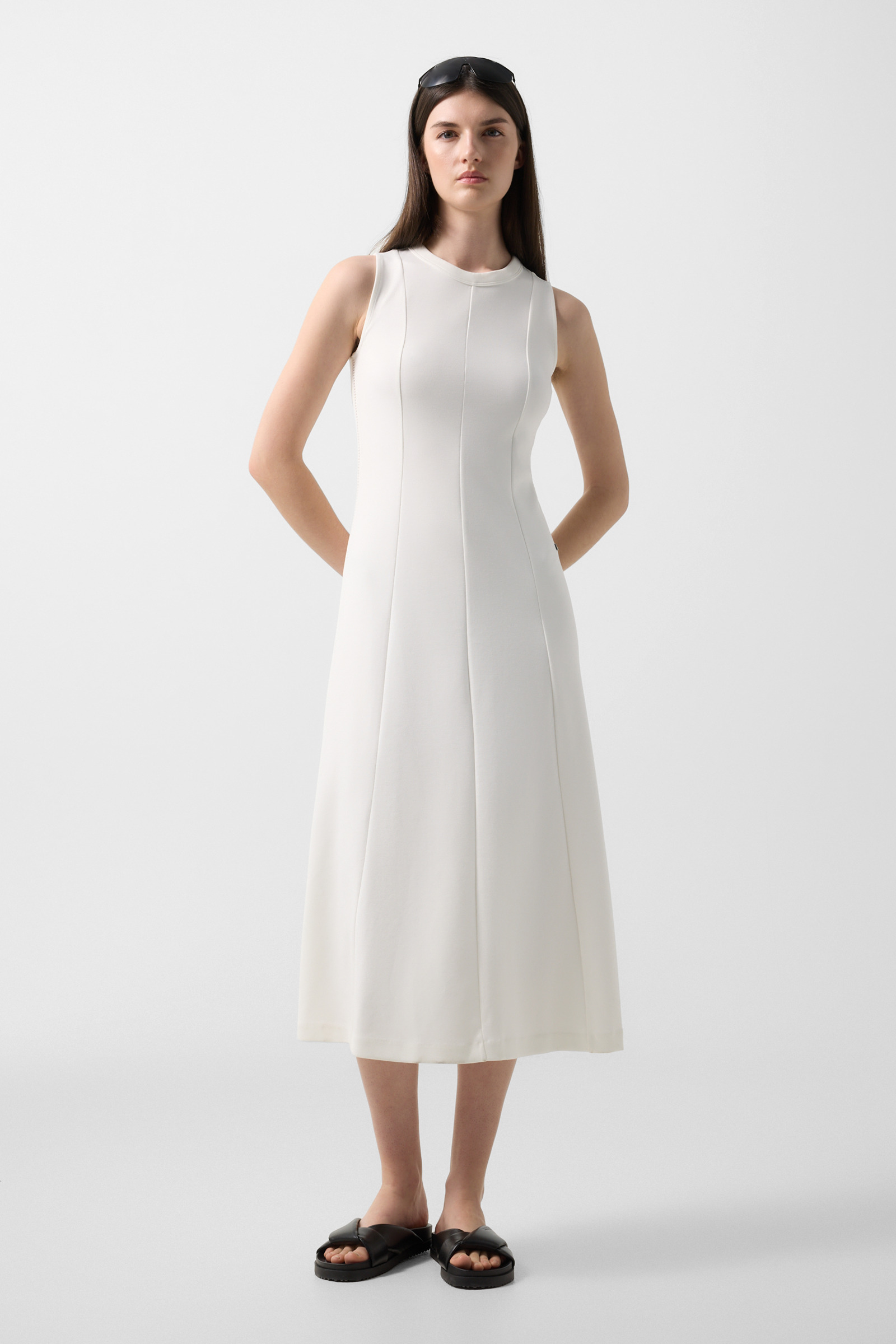 BOGNER Rebecca jersey dress for women - Off-White
