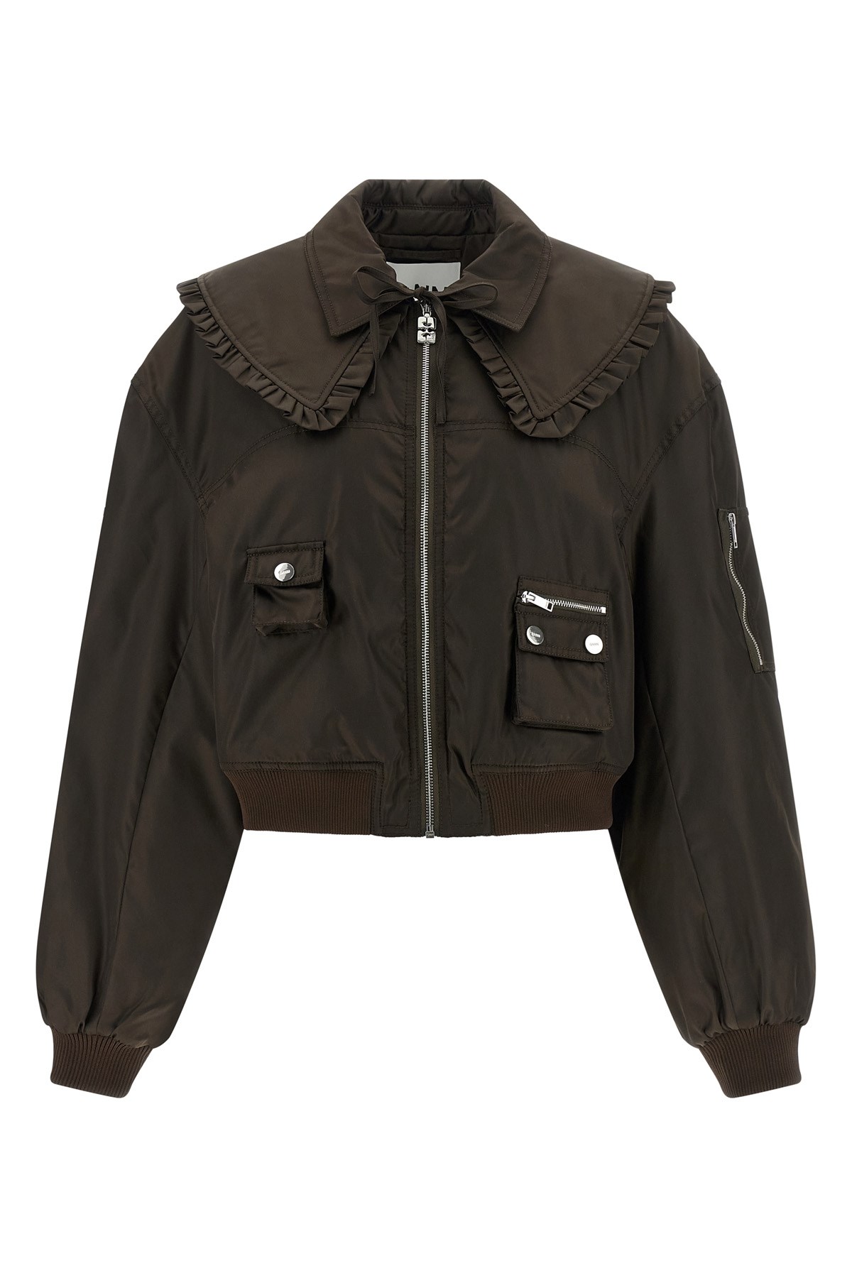 'Duchesse Nylon' Bomber Jacket
