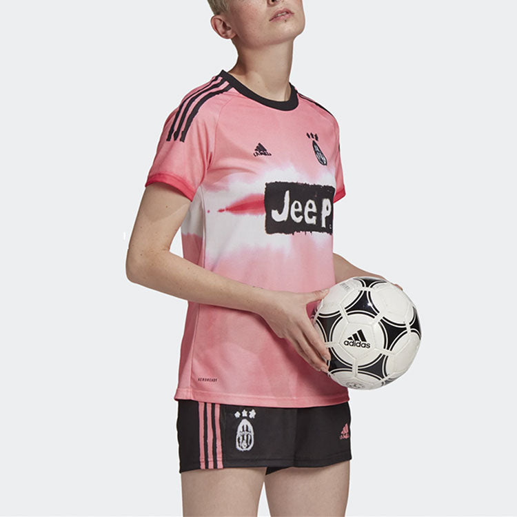 X Human Race Crossover AU Player Edition 20-21 Season Juventus Jersey Pink