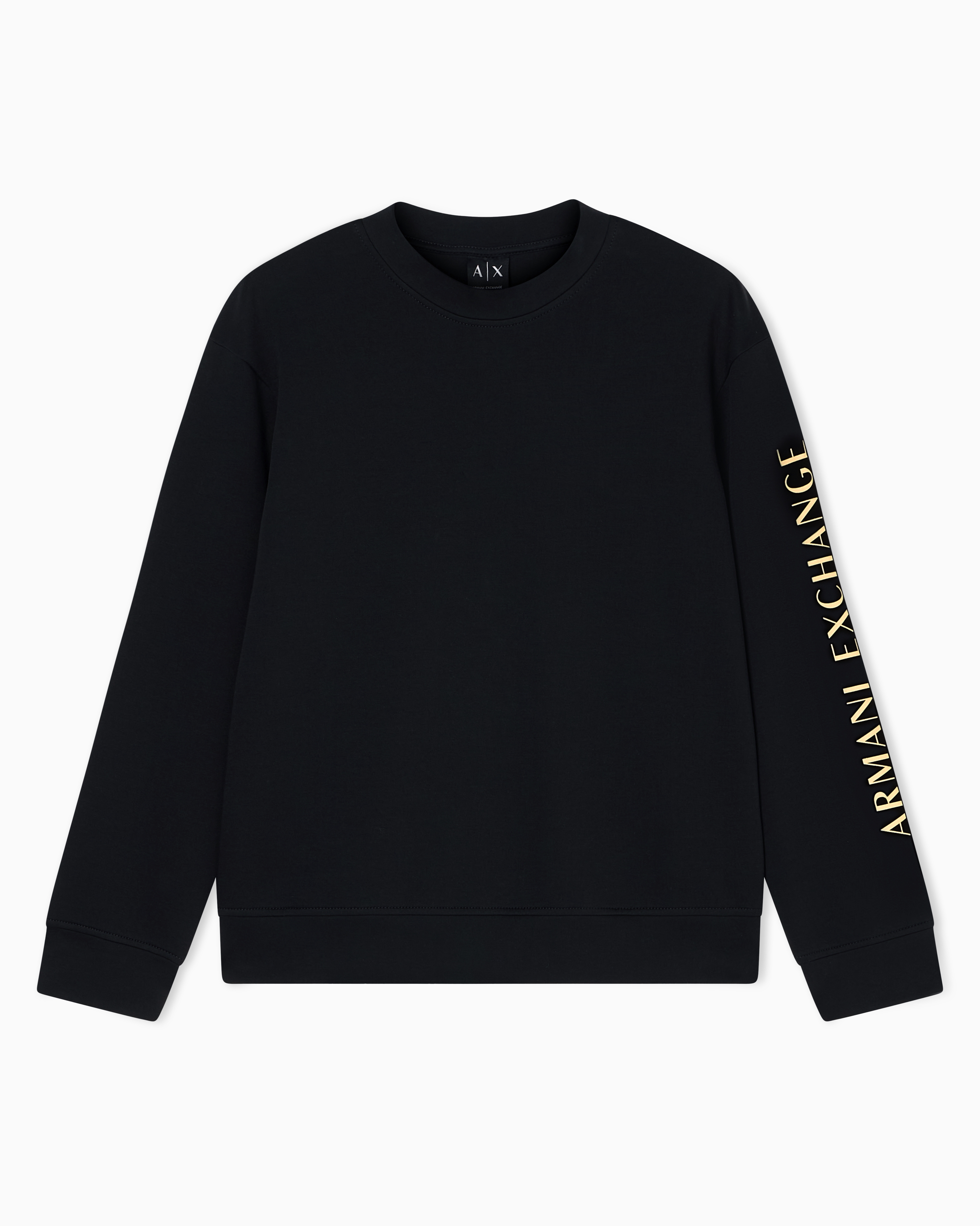 Crewneck sweatshirt with logo and horse print on the back