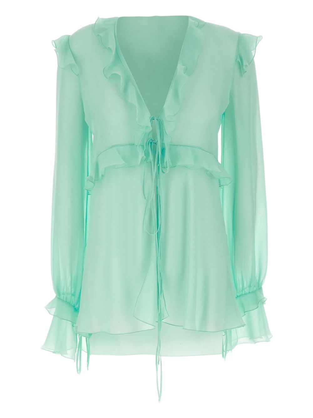 Les Filles d'Eva georgette shirt - Green