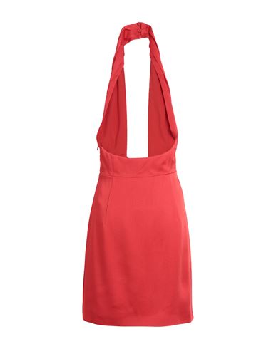 Woman Mini dress Tomato red Size 8 Acetate, Viscose