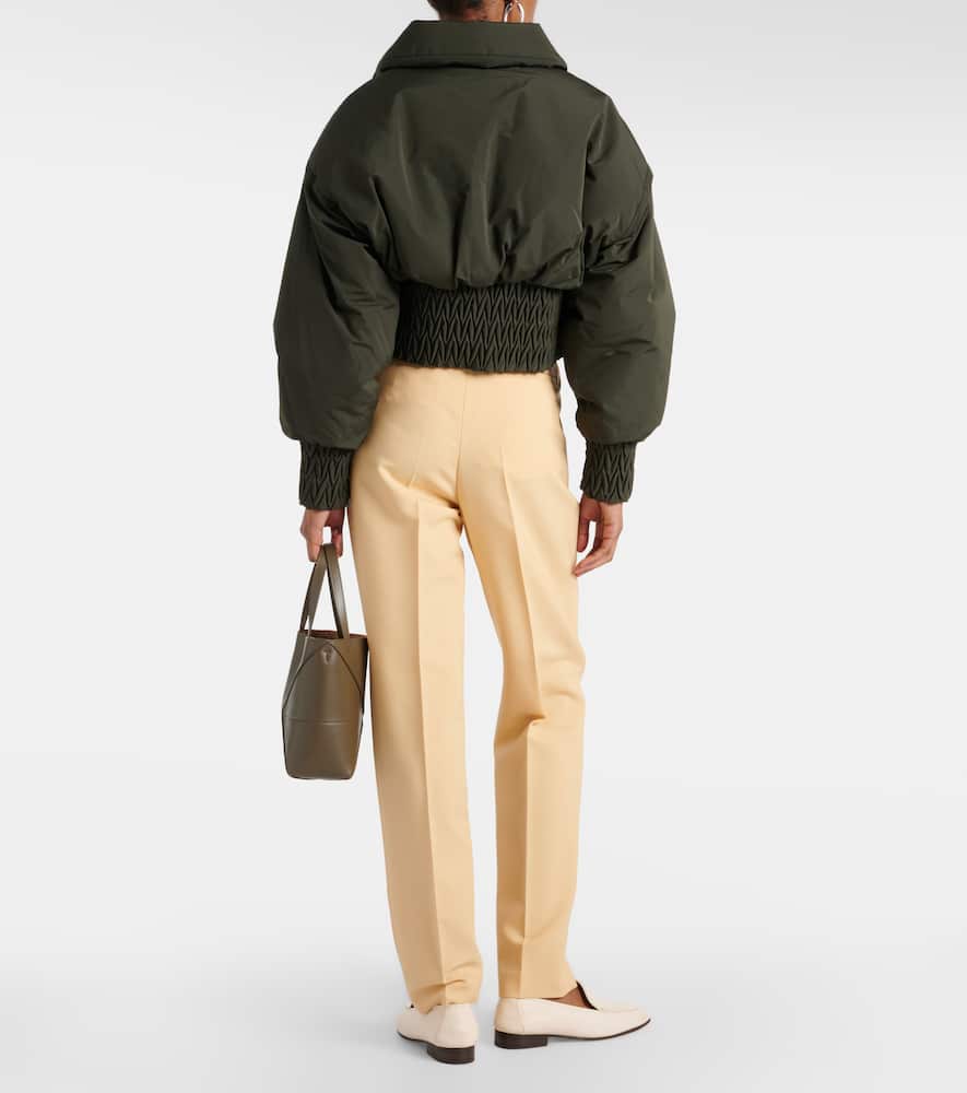 Padded bomber jacket