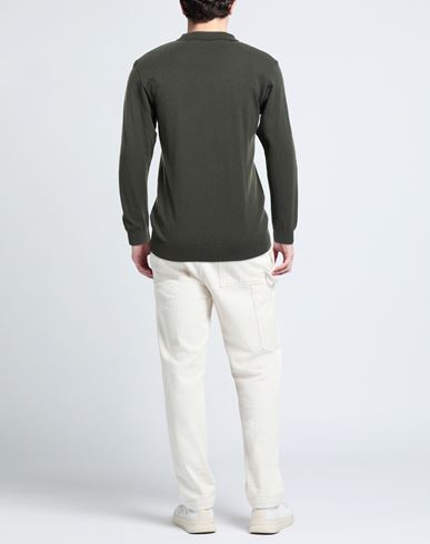 Man Sweater Military green Size XXL Polyacrylic, Merino Wool, Polyamide, Elastane