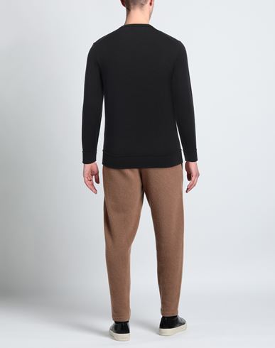 Man Sweater Black Size 36 Merino Wool