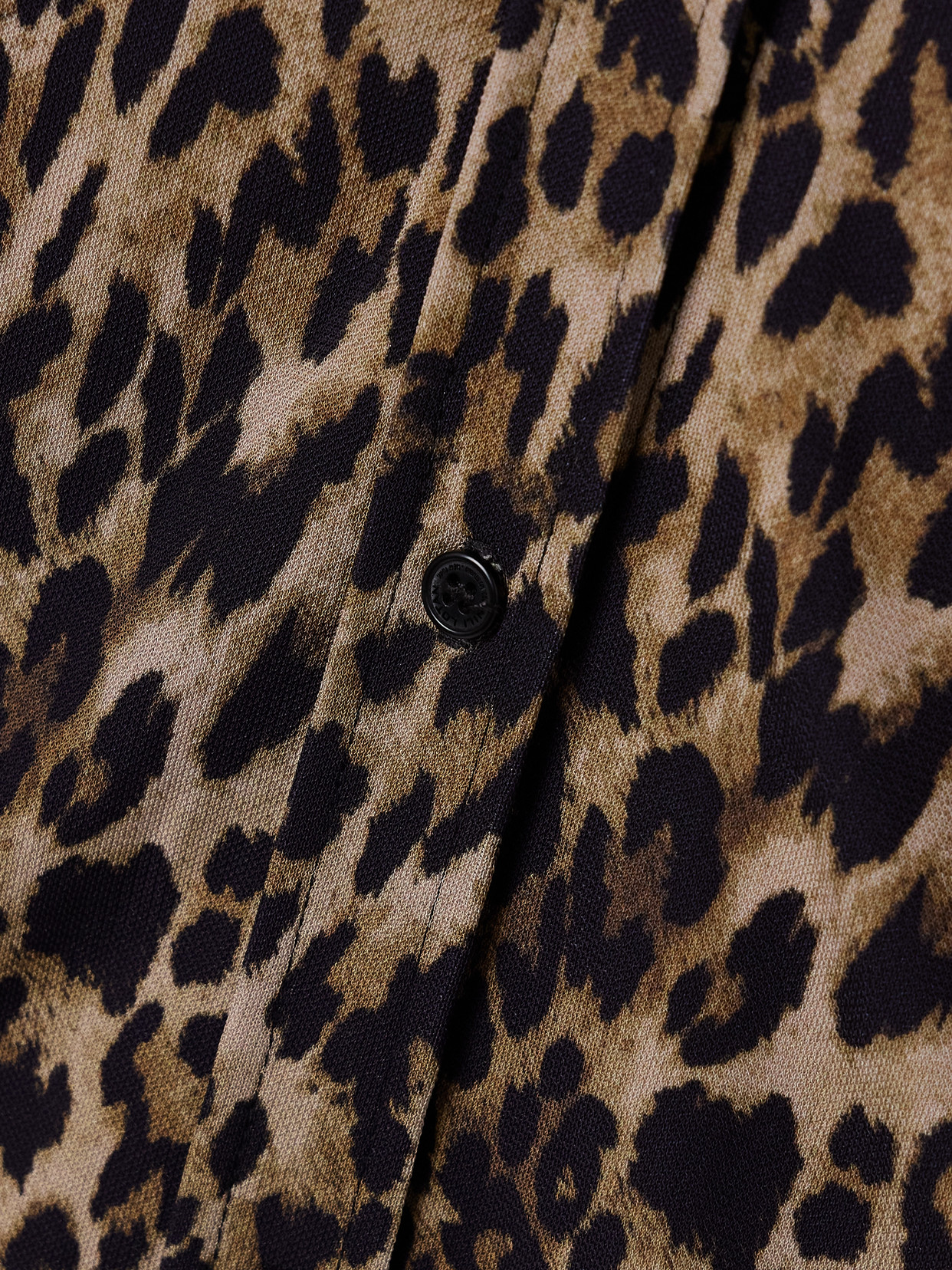 Celestine Leopard-print Crepe Shirt - Animal print