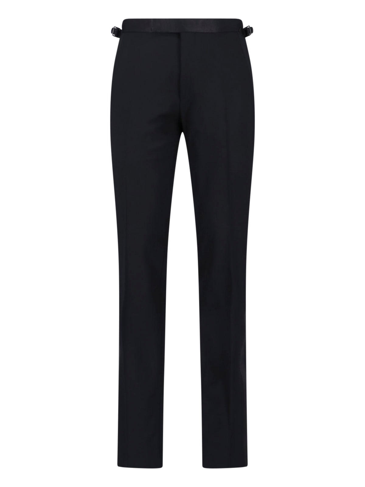 Tom Ford - straight trousers adjustable waistband belt loop