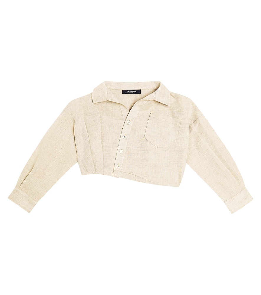 La Chemise Mejean linen and cotton top