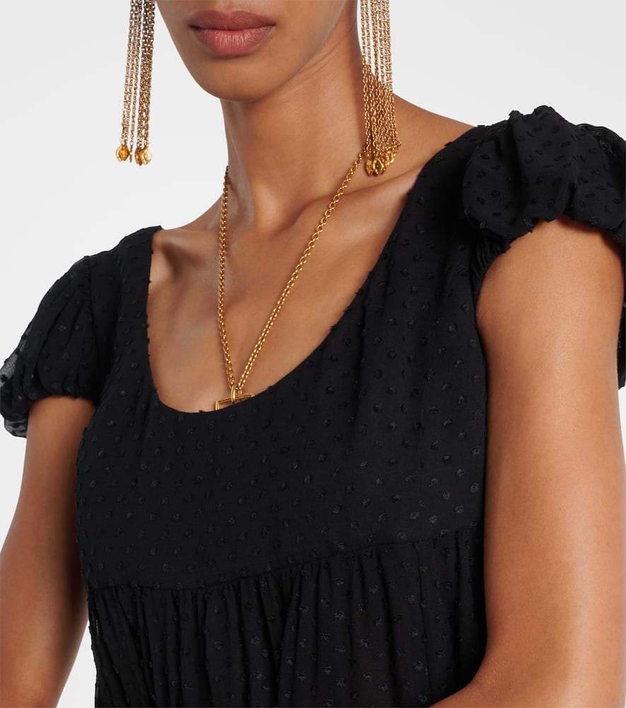 Chloé Embroidered silk maxi dress