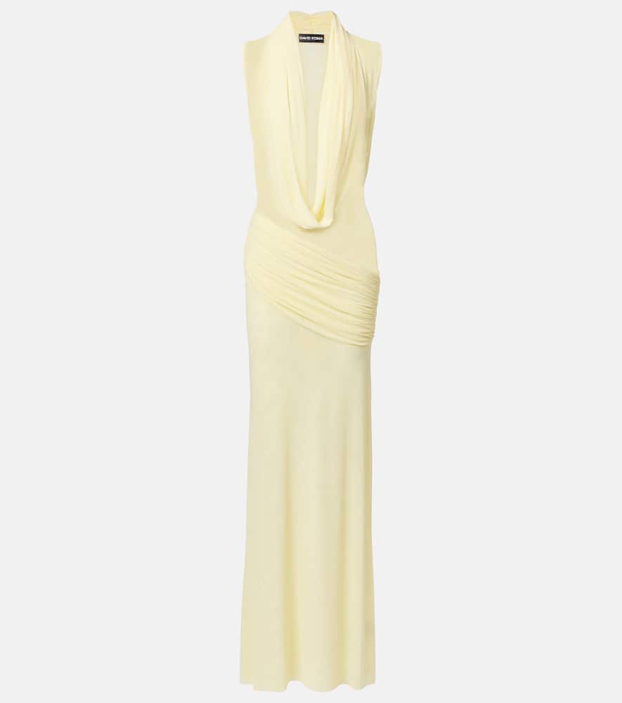 Semi-sheer gown