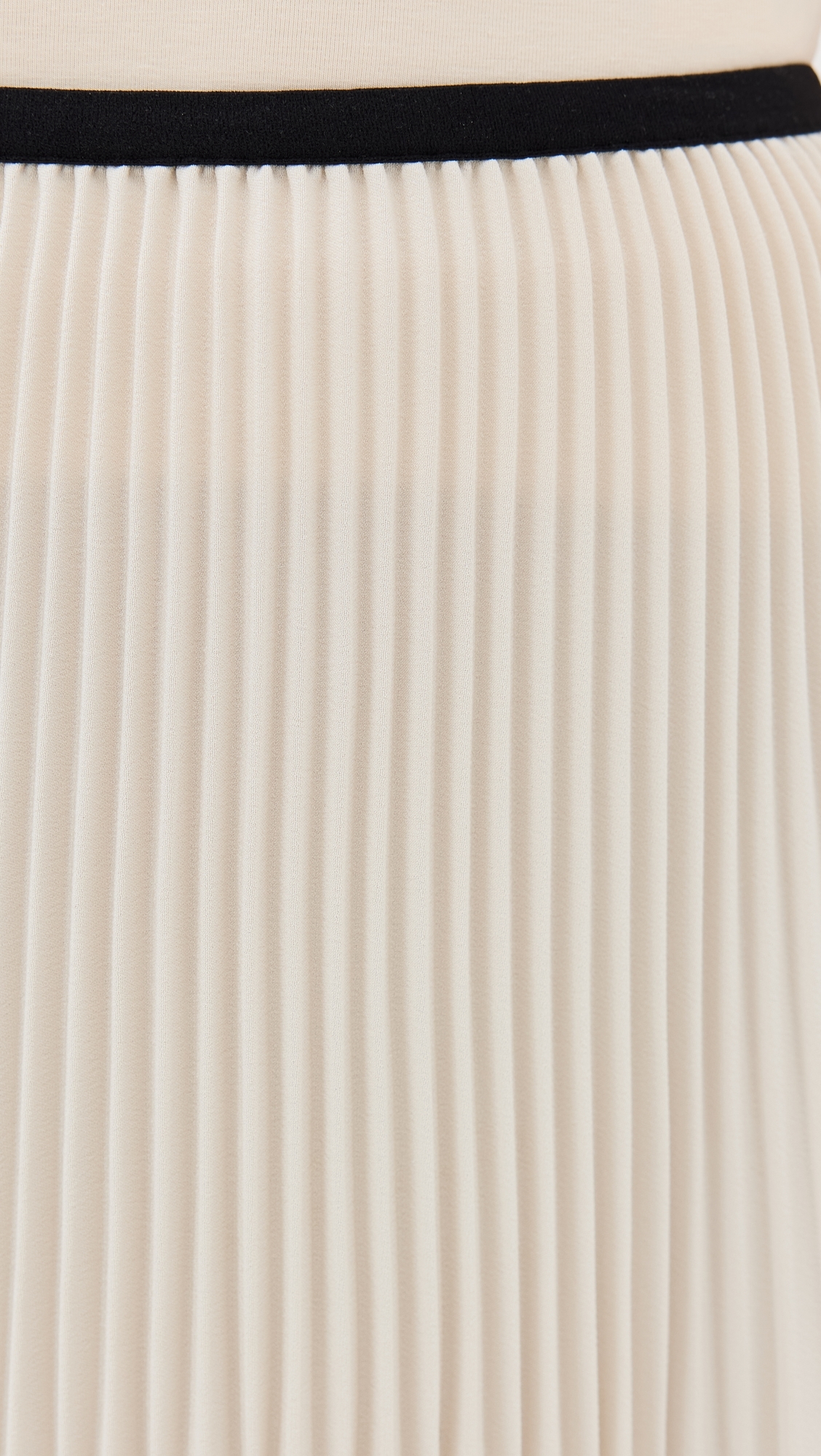 Pleated Skirt Ivory