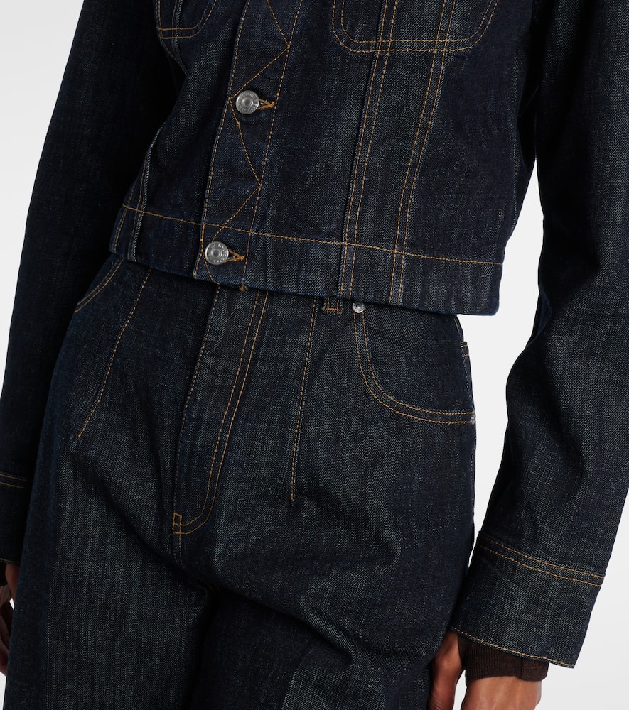 Cropped denim jacket