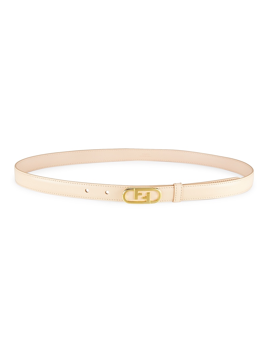 Women's O'Lock Leather Belt - Light Rose