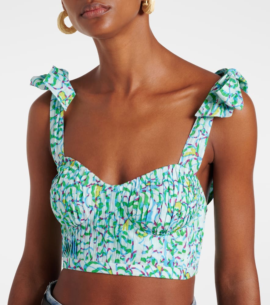 Poupette St Barth Colleen printed wide-leg pants