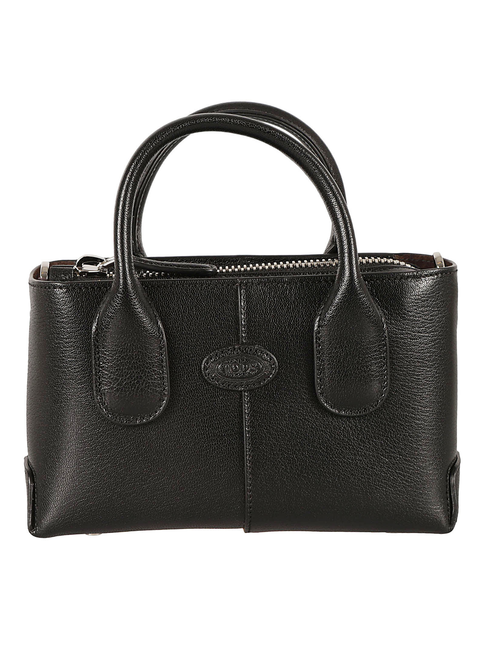 Logo Patch Top Zip Tote